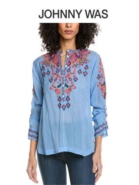 Johnny Was Alba Blouse